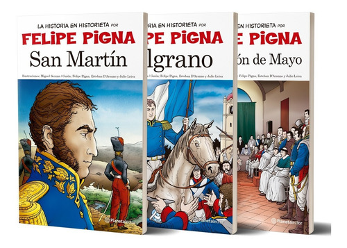 Imagen 1 de 3 de Pack La Historieta Argentina Planetalector De Felipe Pigna