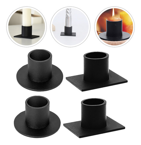 4 Soportes Cónicos Para Decoración De Mesa De Comedor