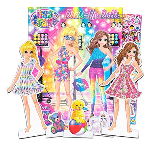 Lisa Frank Paper Dolls Activity Set - 2 Muñecas De Papel, .