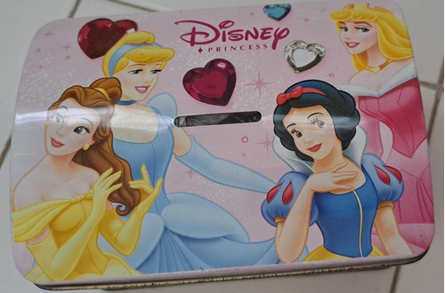 Alcancia, Cajita De Metal De Las Princesas De Disney