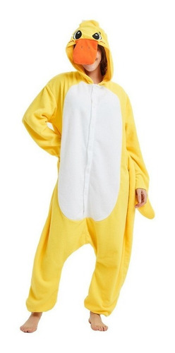 Pijama De Pato Amarillo Kigurumi Mameluco De Buena Calidad