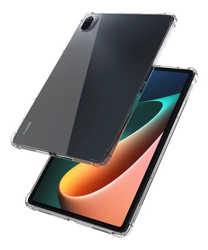 Imagen 5 de 6 de Carcasa Bordes Reforzados Para Xiaomi Mi Pad 5 + Vidrio