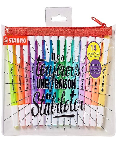 Marcadores Stabilo Swing Cool Multicolor 14 Unidades