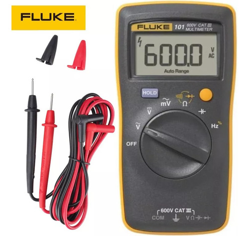 Fluke 101 Multímetro Digital Capacimetro Voltaje Nuevo
