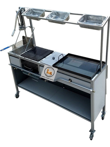 Imagen 3 de 6 de Carrito De Comida Para La Industria Gastronómica 5 En 1 P452