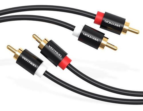 Cable Audio 2rca A 2rca Vention Macho Alta Calidad Sonido 2m