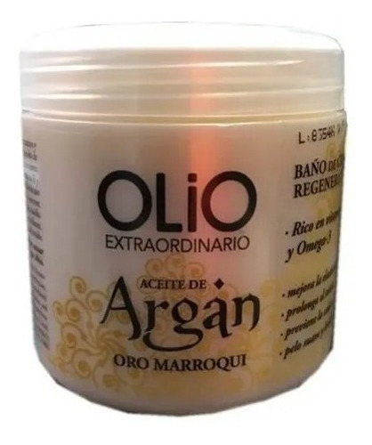 Baño De Crema Olio Aceite De Argan 200gr Anna De Sanctis