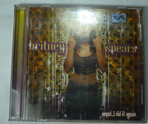 Cd Britney Spears Oops...i Did It Again Año 2000 