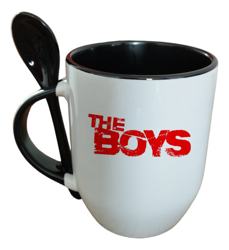 Taza Con Cuchara The Boys Personalizable