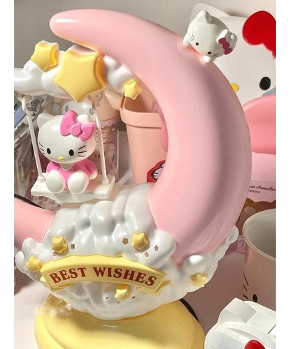 C Lámpara De Noche Sanrio De Hello Kitty, Luz Nocturna, Luz Le