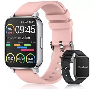 P36 Smartwatch Mujer, Reloj Inteligente Depo + Correa Negra