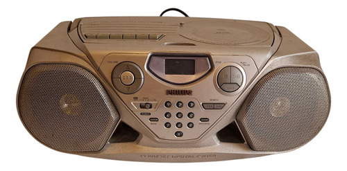 Pasacassette Equipo De Música Philips (no Anda Cd Ni Caset) Plateado (Usado)