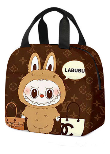 Lancheira Isolada Labubu Moe Fun Sacola Portátil