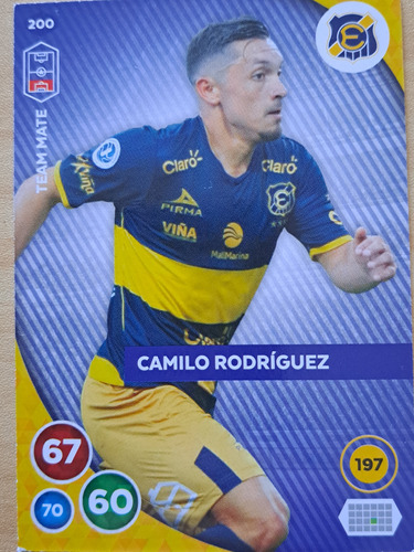 Carta Adrenalyn Xl Fútbol Chileno 2019  Camilo Rodriguez 200