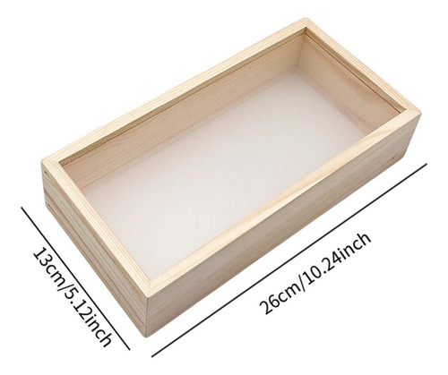 Madre De Madera En El Marco De La Caja Del 26cmx13cmx8cm