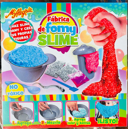 Fábrica De Slime Foamy Mi Alegria Juego Para Niños