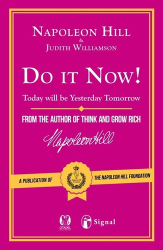 Do It Now !! - Napoleon Hill, De Hill, Napoleon. Editorial Signal, Tapa Blanda En Inglés Internacional, 2023