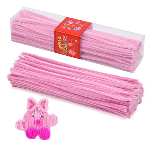 Limpiapipas Lokunn, 200 Unidades, Limpiapipas Rosas, Craft S