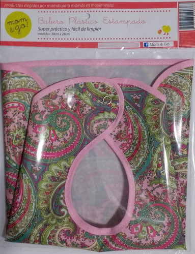 Imagen 1 de 1 de Babero Plástico Estampado - Envios A Todo El País