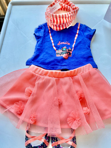 Ropa Para Muñeca American Girl Con Zapatos Ballerinas