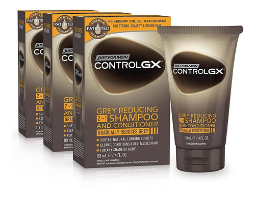 Imagem 3 de 9 de Shampoo Control Gx® + Condicionador - Redutor De Grisalhos