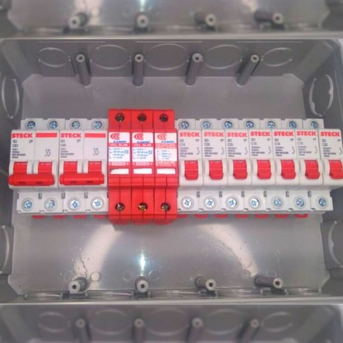 Disjuntor Bipolar Duplo Steck 25a