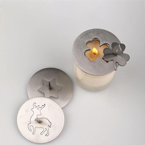 3 Candelabro, Cubierta De Vidrio Para Velas, Hermosa S Alce
