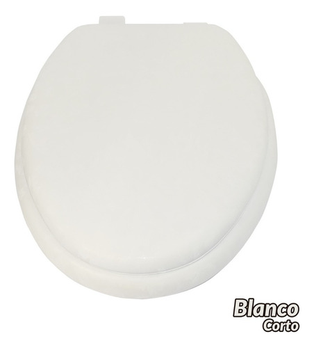 Asiento Acojinado P/ W.c Corto , Color Blanco