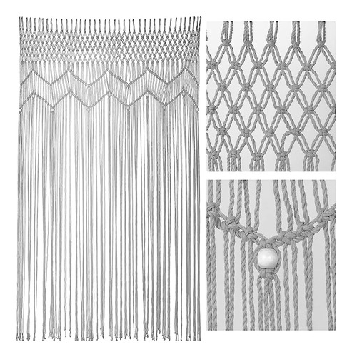 Cortinas Macrame Para Colgar En Pared Algodon Telon Fondo Ma