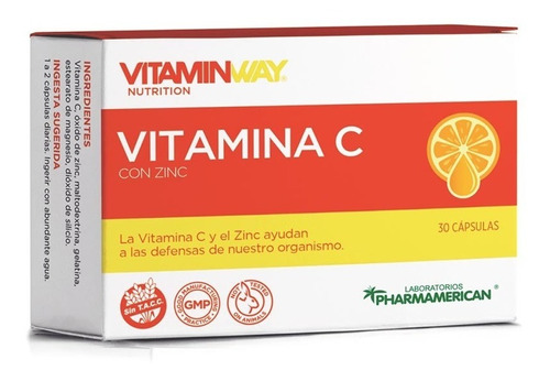 Imagen 1 de 1 de Vitamina C Vitamin Way - 30 Capsulas
