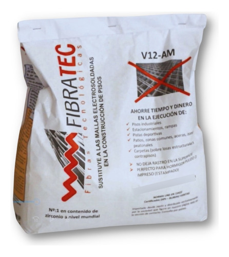 Fibratec V12 - Fibra De Vidrio Reemplazo De Malla En Pisos