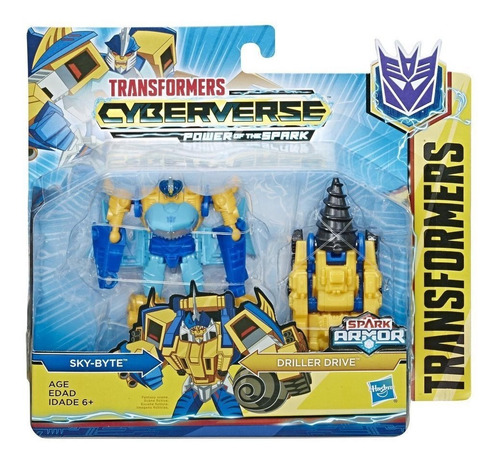 Transformers Cyberverse Spark Armor Sky-byte (driller Drive)