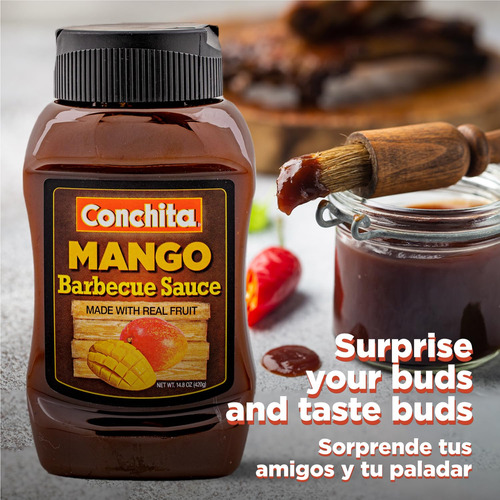 Salsa Bbq De Mango 397 Gramos Ideal Para Asar Y Marinar
