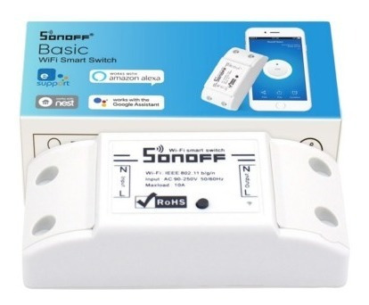 Sonoff Interruptor Wifi Para Domótica - Basic Smart Switch