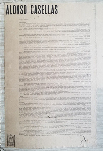 Imagen 3 de 8 de Cuadro Grabado Alonso Casellas Original Certificado 7o 2527