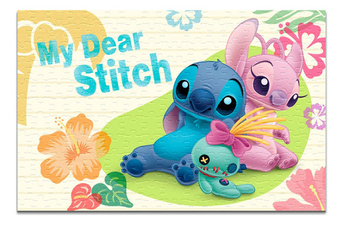 Quebra-cabeça Personalizado Stitch 120 Peças