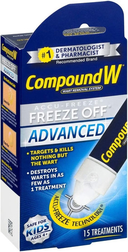 Compound W Accu Freeze Of Advanced Removedor Verrugas 15 Ap