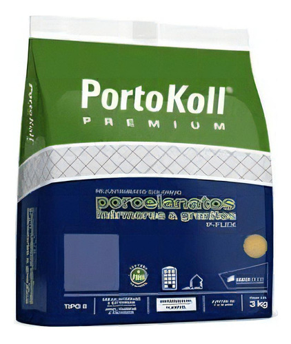 Rejunte Porcelanato Argila P Flex 3kg Portokoll
