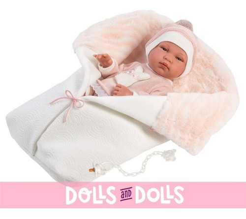 Tina 45cm Con Saquito Bebe Real Reborns Llorens Española