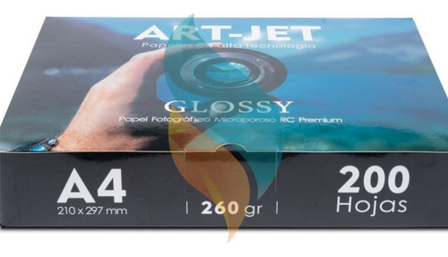 Papel Fotográfico Profesional A4 Ultra Glossy Art-jet® 200hj