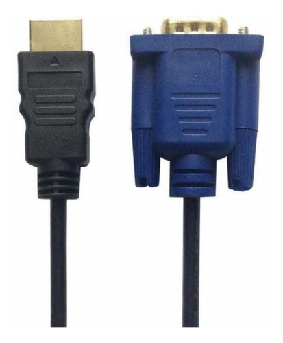 5m Hdmi Macho Para Vga Feminino 1080 P Cabo De Vídeo Hdtv Ca