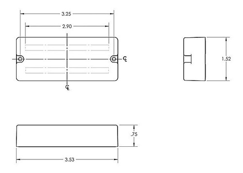 Captador Baixo Seymour Duncan Ssb-4b Passive Soapbar Ponte
