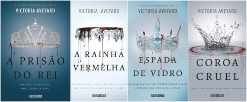 Kit 4 Livros Coleção A Rainha Vermelha Victoria Aveyard