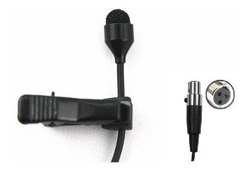 JK MIC-J 044 Lapel Microphone Lavalier Microphone Compatible with AKG SAMSON Wireless Transmitter 