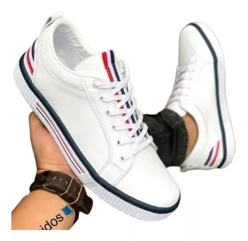 Zapatos Deportivos Elegante De Color Blanco Para Hombre Zapatillas Casual  Tenis