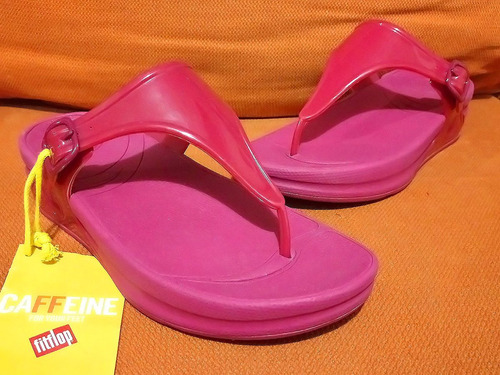 Sandalias Jelly Plástico Hule Fitflop Superjelly No. 22.5