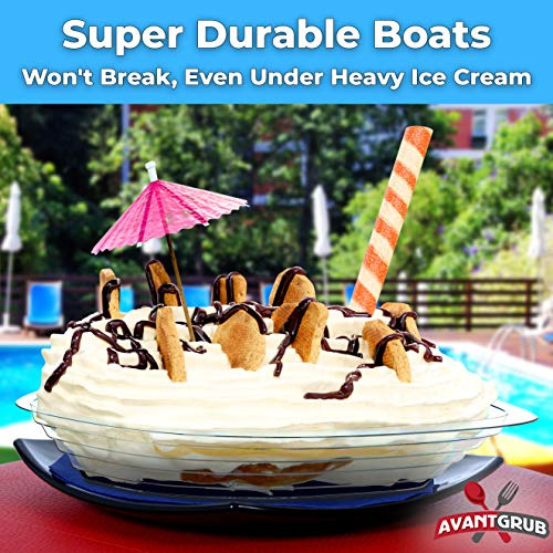 Banana Split Boats Avant Grub, 350 Ml, 250 Unidades, Plástic