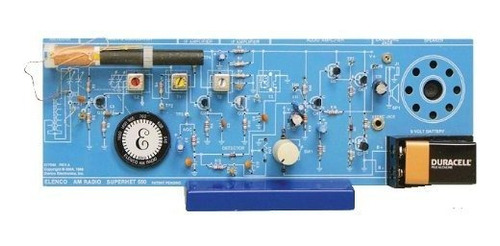 Elenco Radio Am Kit [combo Ic & Transistor] [requiere Soldad
