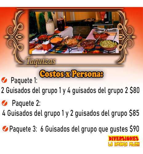 Imagen 8 de 10 de Taquizas De Guisados Para Fiestas Y Eventos En Neza Cdmx