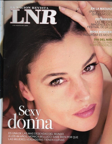 La Nacion Rev_2008_monica Bellucci: Muy Linda Nota Y Fotos